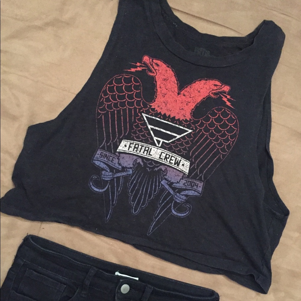 Fatal Crew crop top
